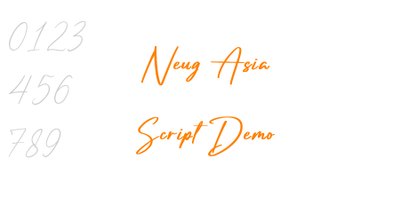 Neug Asia Script Demo