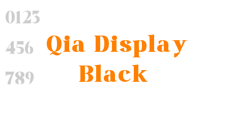 Qia Display Black
