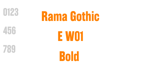 Rama Gothic E W01 Bold