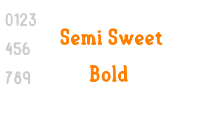 Semi Sweet Bold