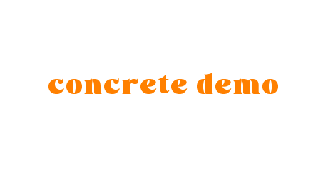 concrete demo