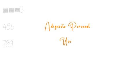 Adigussto Personal Use