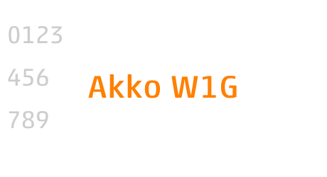 Akko W1G