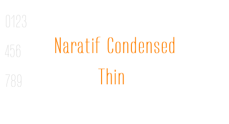 Naratif Condensed Thin