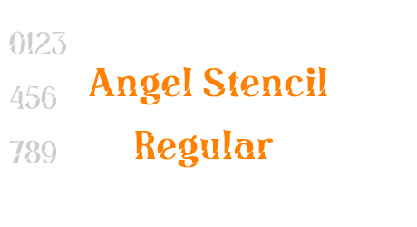 Angel Stencil Regular