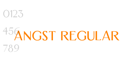 Angst Regular