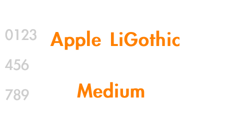 Apple LiGothic Medium