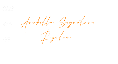 Arabilla Signature Regular