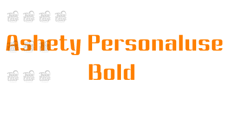 Ashety Personaluse Bold