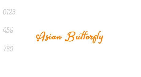 Asian Butterfly