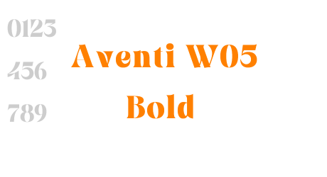Aventi W05 Bold