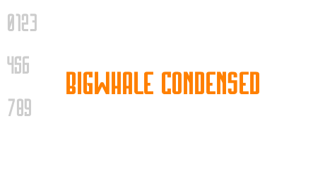Bigwhale Condensed