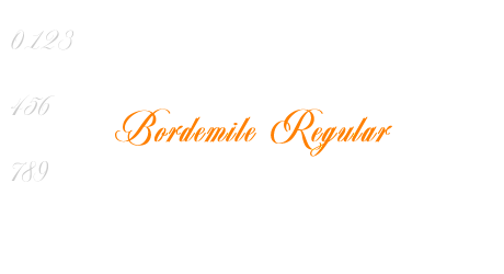 Bordemile Regular