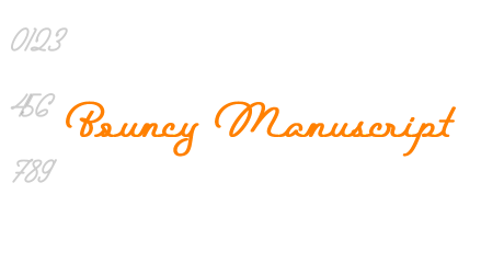 Bouncy Manuscript