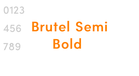 Brutel Semi Bold