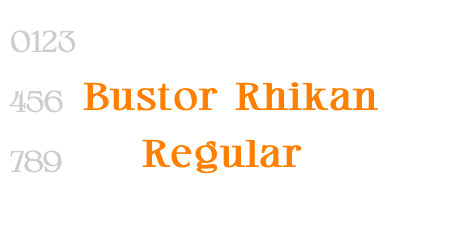 Bustor Rhikan Regular