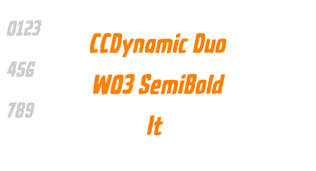 CCDynamic Duo W03 SemiBold It