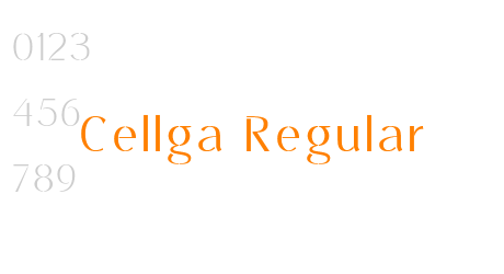 Cellga Regular