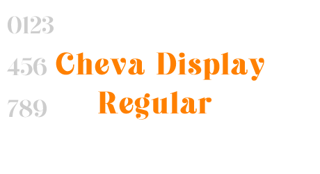 Cheva Display Regular