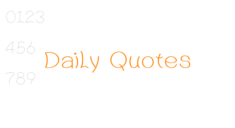Daily Quotes