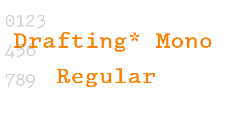 Drafting* Mono Regular