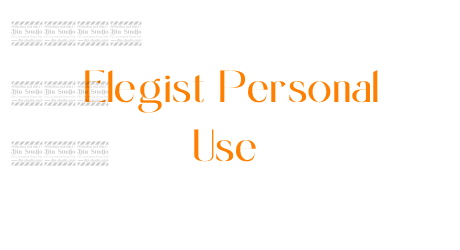 Elegist Personal Use
