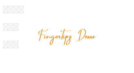 Fingertipz Demo