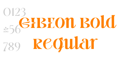 GIBEon Bold Regular