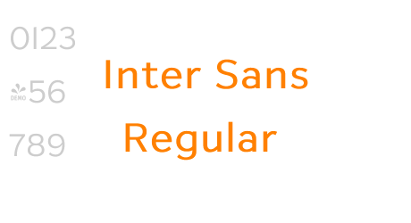 Inter Sans Regular