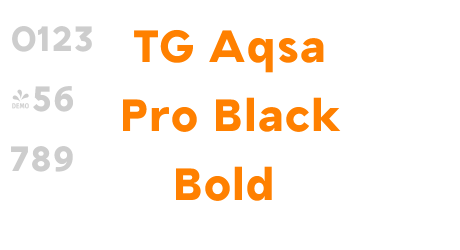 TG Aqsa Pro Black Bold