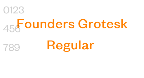 Founders Grotesk Regular
