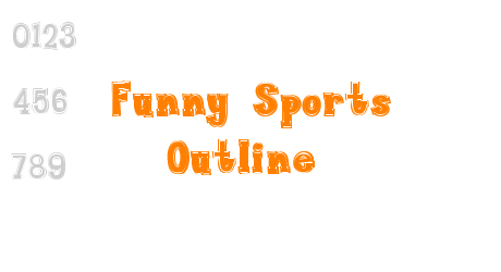 Funny Sports Outline