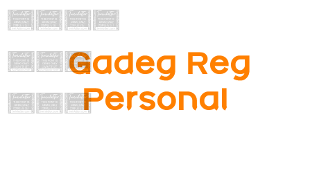 Gadeg Reg Personal