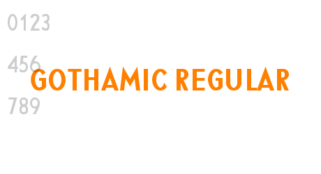 Gothamic Regular