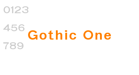Gothic One