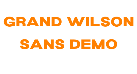 Grand Wilson Sans DEMO
