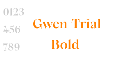 Gwen Trial Bold