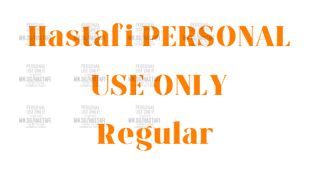 Hastafi PERSONAL USE ONLY Regular