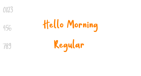 Hello Morning Regular