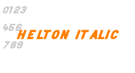 Helton Italic