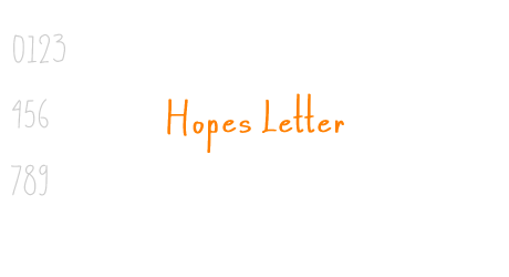 Hopes Letter