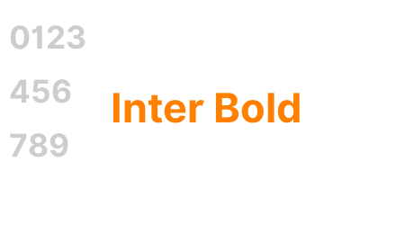 Inter Bold