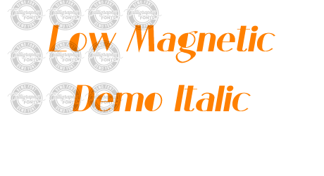 Low Magnetic Demo Italic