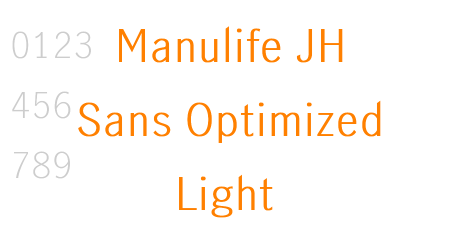 Manulife JH Sans Optimized Light
