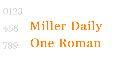 Miller Daily One Roman