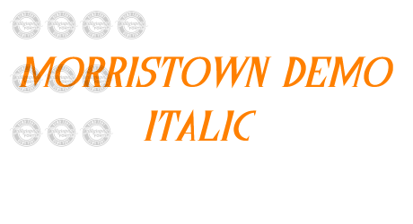 Morristown Demo Italic