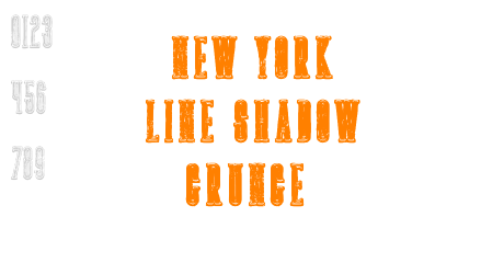 New york line shadow grunge