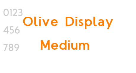 Olive Display Medium
