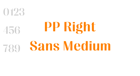 PP Right Sans Medium