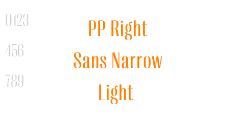 PP Right Sans Narrow Light